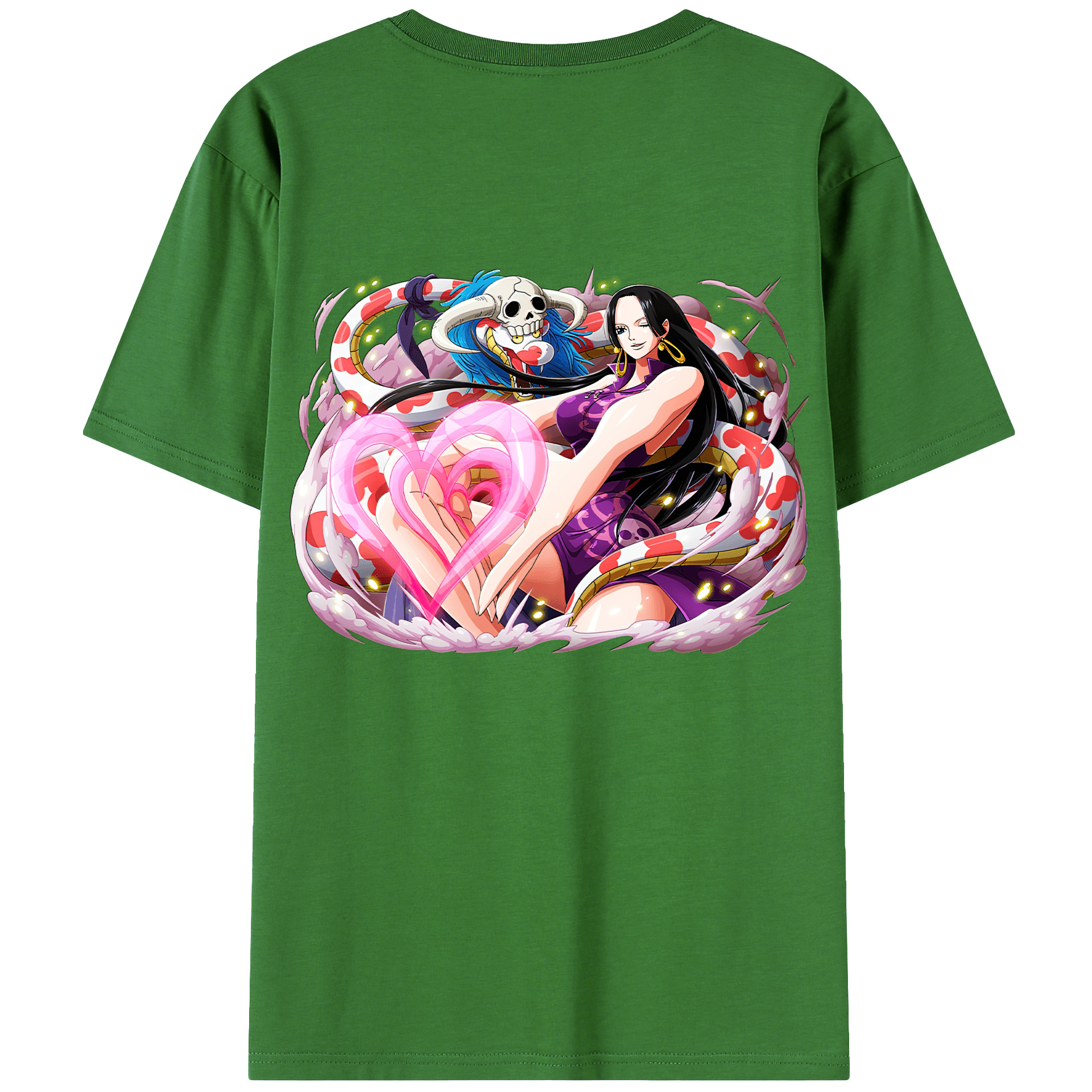 ワンピース ボア・ハンコック ONE PIECE Boa·Hancock レディース半袖Tシャツ(バックプリント)
